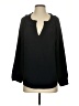 J.Crew 100% Polyester Black 3/4 Sleeve Blouse Size S - photo 1