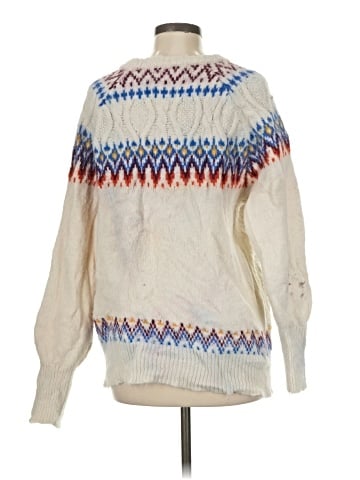 Aqua Pullover Sweater (view 2)