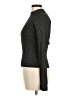 BLANK Metallic Gray Turtleneck Sweater Size M - photo 5