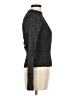 BLANK Metallic Gray Turtleneck Sweater Size M - photo 4