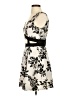 Crystal Doll Graphic Ivory Black Cocktail Dress Size 5 - photo 5