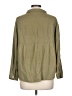 Unbranded Solid Green Long Sleeve Blouse Size L - photo 2