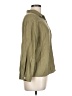 Unbranded Solid Green Long Sleeve Blouse Size L - photo 4