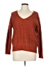 Pink Rose Orange Pullover Sweater Size L - photo 1