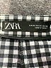 Zara Checkered-gingham Green Shorts Size XS - photo 3