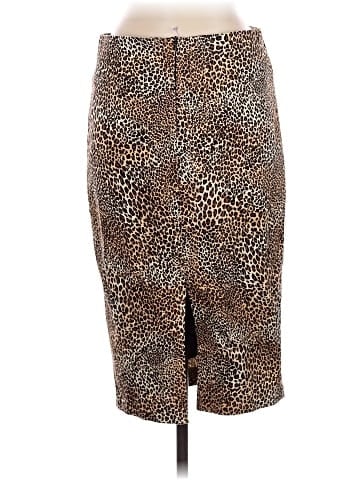 Trafaluc by Zara Faux Leather Skirt (view 2)