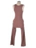 Lezat Solid Brown Tan Jumpsuit Size XS - photo 2