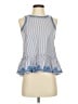 Vineyard Vines Blue Sleeveless Blouse Size XXS - photo 1