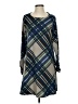 R&K Argyle Blue Casual Dress Size 4 - photo 1