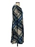 R&K Argyle Blue Casual Dress Size 4 - photo 4