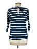 Crescent Blue 3/4 Sleeve Top Size M - photo 2