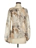 BCBGMAXAZRIA Tan Long Sleeve Blouse Size S (estimated) - photo 1