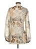 BCBGMAXAZRIA Tan Long Sleeve Blouse Size S (estimated) - photo 2
