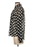 Express 100% Polyester Polka Dots Black Long Sleeve Blouse Size XS - photo 5