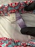Alya 100% Polyester Paisley Red Shorts Size M - photo 3