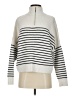 MNG Stripes Ivory Pullover Sweater Size S - photo 1