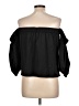 Milly Black 3/4 Sleeve Blouse Size L - photo 2