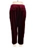 ASOS 100% Polyester Burgundy Casual Pants Size 14 - photo 2