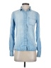 Mossimo Supply Co. 100% Lyocell Blue Long Sleeve Button-Down Shirt Size XS - photo 1