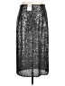 H&M Metallic Silver Formal Skirt Size L - photo 2