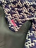 CAbi Houndstooth Gray Short Sleeve Blouse Size S - photo 8
