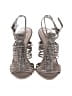 BCBGMAXAZRIA Metallic Silver Gray Sandals Size 5 1/2 - photo 2