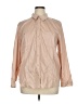 Chico's Solid Tan Long Sleeve Button-Down Shirt Size XL - photo 1