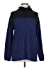 Liz Claiborne Chevron-herringbone Blue Pullover Sweater Size L - photo 1