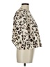 Dolce Vita 100% Polyester Animal Print Ivory 3/4 Sleeve Blouse Size M - photo 4