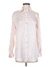 Zara Animal Print Pink Long Sleeve Blouse Size XS - photo 1