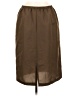 Unbranded Solid Brown Black Casual Skirt Size MedEstimated - photo 2