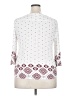 Fun2Fun 100% Rayon White 3/4 Sleeve Blouse Size 2X - photo 2