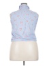 Collective Concepts Blue Sleeveless Button-Down Shirt Size XXL - photo 2