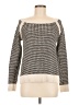 Pieces by Kensie Houndstooth Ivory Pullover Sweater Size M - photo 1