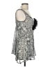 Express 100% Polyester Silver Black Sleeveless Blouse Size M - photo 4