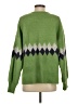 Coco + Carmen Argyle Green Pullover Sweater Size S - photo 2