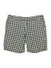 Caslon Checkered-gingham Green Shorts Size 14 - photo 1