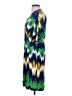Calvin Klein Print Multi Color Green Cocktail Dress Size 2 - photo 5