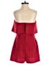 Crystal Sky Solid Red Romper Size S - photo 2