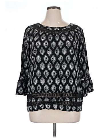 Honey Punch 3/4 Sleeve Blouse (view 1)