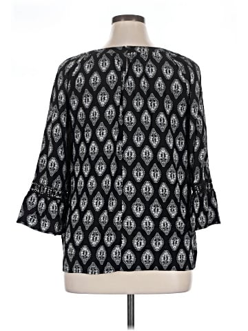 Honey Punch 3/4 Sleeve Blouse (view 2)