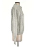 La' Ven Metallic Silver Pullover Sweater Size S - photo 4