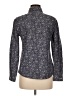 J. McLaughlin 100% Cotton Floral Gray Long Sleeve Button-Down Shirt Size 6 - photo 2