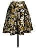 Jigsaw 100% Silk Camo Gold Silk Skirt Size 6 - 8 - photo 1