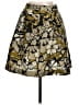 Jigsaw 100% Silk Camo Gold Silk Skirt Size 6 - 8 - photo 2