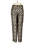 Ann Taylor Print Multi Color Gold Casual Pants Size 2 - photo 2