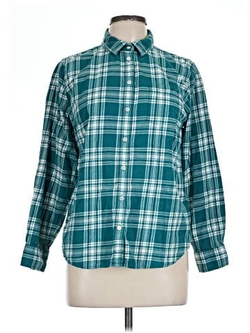 J.Crew Factory Store Long Sleeve Button-Down Shirt (view 1)