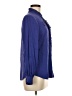 Chico's 100% Modacrylic Blue Long Sleeve Blouse Size Med (1) - photo 4