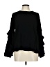 LUCCA Black Long Sleeve Blouse Size L - photo 1