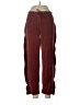 Kate Hill Color Block Burgundy Casual Pants Size M (petite) - photo 1